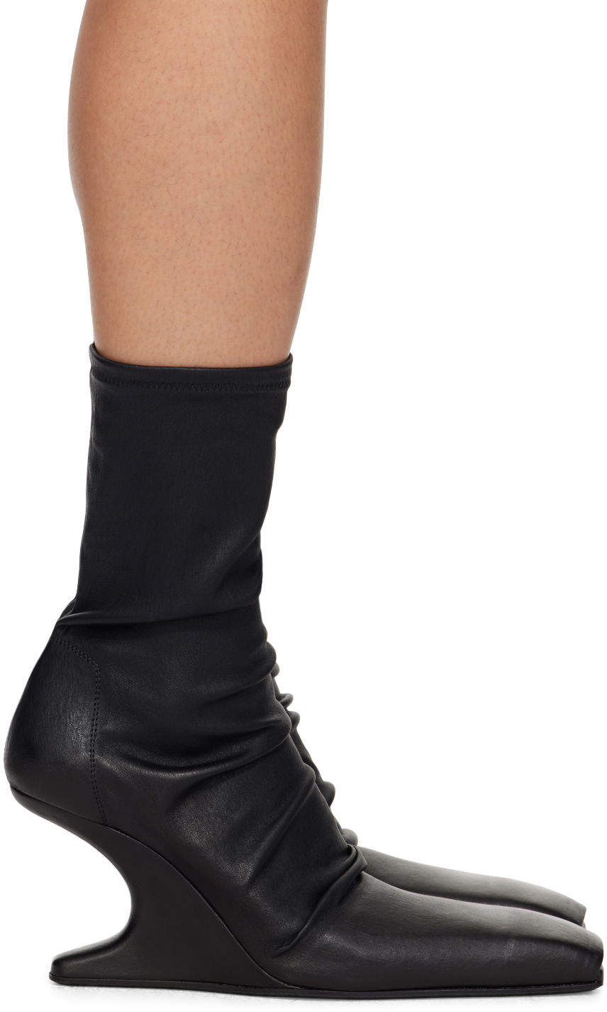 Кросівки та взуття Rick Owens Cantilever Boots чорний | RP02D3808 LS, 0