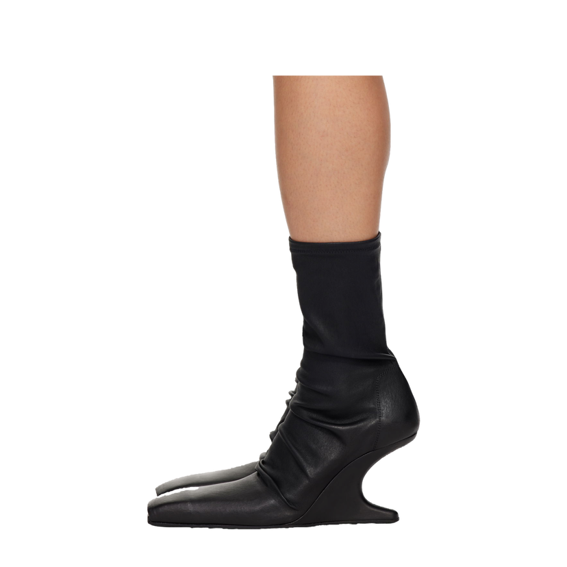 Кросівки та взуття Rick Owens Cantilever Boots чорний | RP02D3808 LS