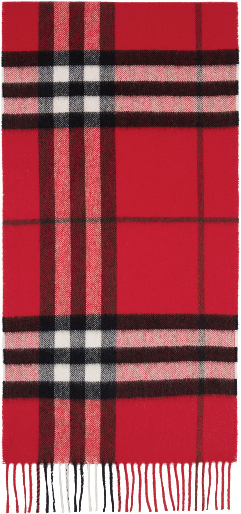 Шарф Burberry Burberry Check Cashmere Scarf Червоний | 8112640