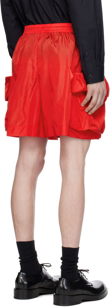 Шорти Simone Rocha Simone Rocha Cargo Flap Pocket Drawstring Shorts Червоний | 4135 1067, 2