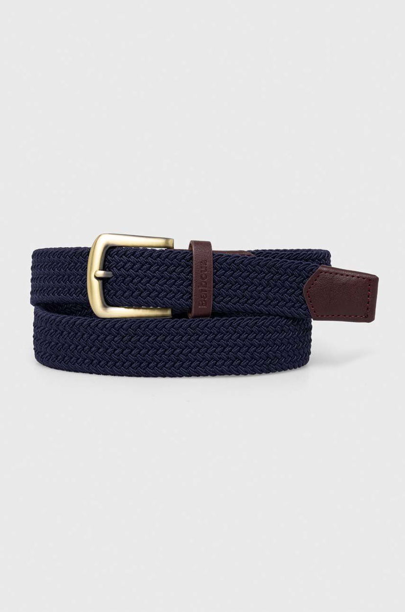 Ремені Barbour Braided Elastic Belt Синій | MAC0038