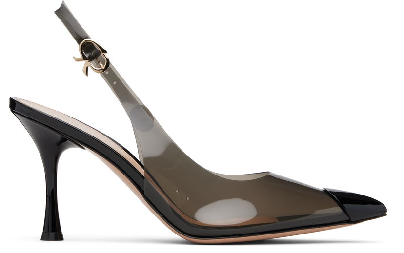 Кросівки та взуття Gianvito Rossi Gianvito Rossi Diana Slingback Pumps чорний | G95542-85LAC-GSV