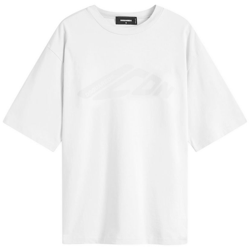 Футболка DSQUARED2 ICON Loose Fit T-Shirt білий | S79GC0107-S24583-100