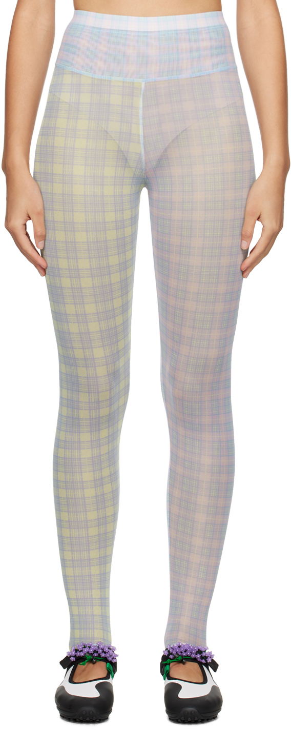 Шкарпетки Chopova Lowena Plaid Leggings Різнокольоровий | 4094