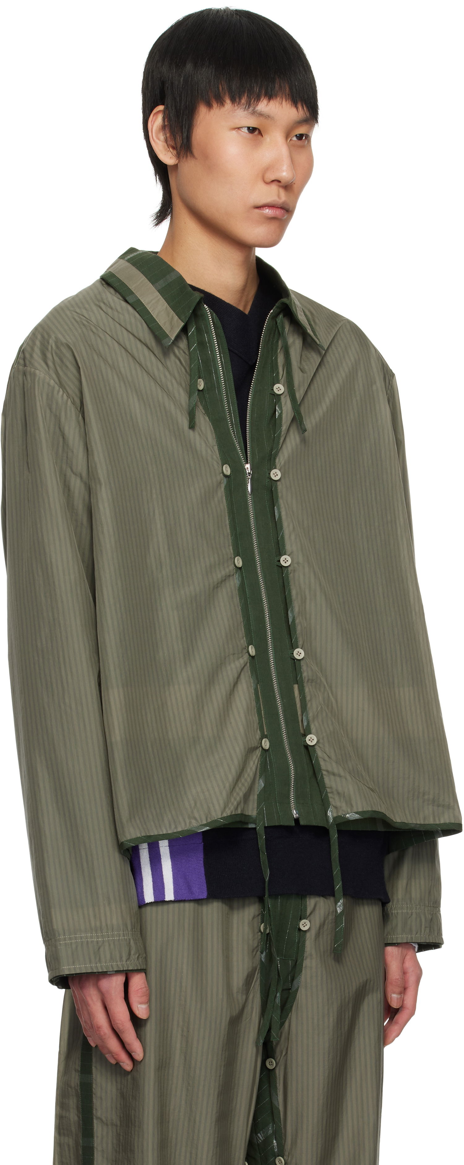 Сорочка Craig Green Craig Green Layered Shell Jacket Зелений | CGSS25CWOSHI54, 1