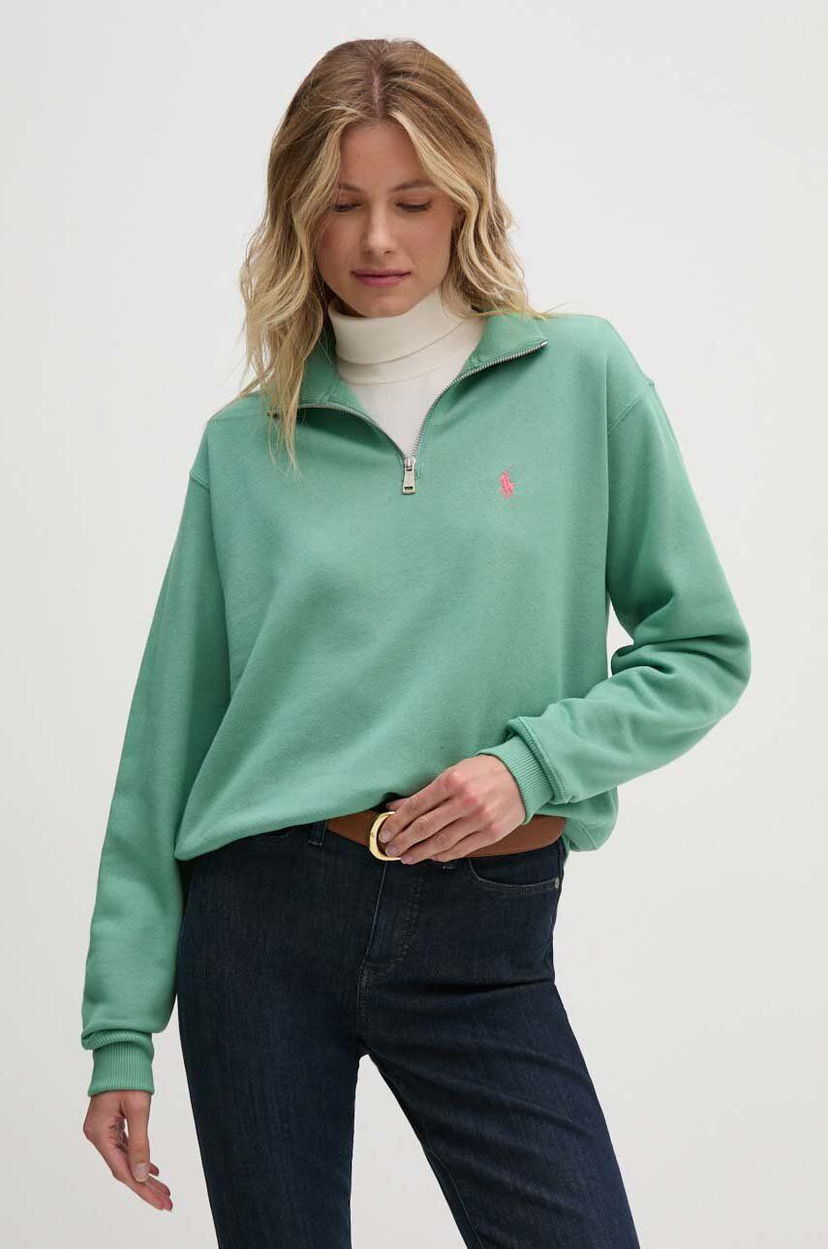 Світшоти Polo by Ralph Lauren Half Zip Sweatshirt Зелений | 211851659
