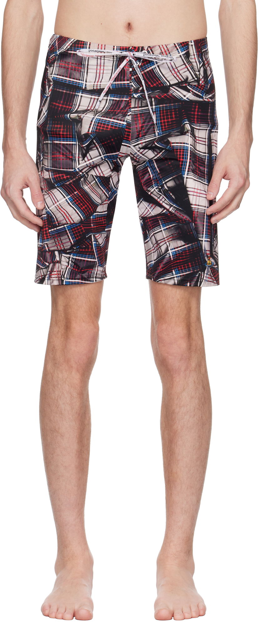 Купальники Vivienne Westwood Vivienne Westwood Draped Tartan Swim Shorts Різнокольоровий | 8101000M-J0099-