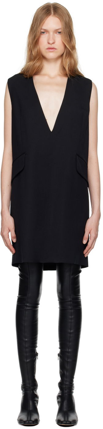 плаття Maison Margiela Wool Minidress чорний | S52DA0046 M35153