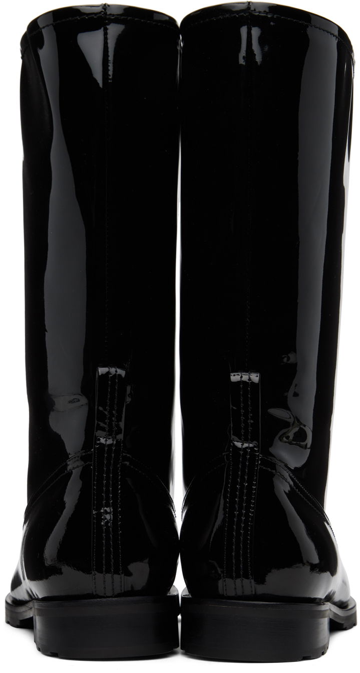 Одяг We11done We11done Enamel Combat Boots чорний | WD-AO3-22-453-M-BK, 1