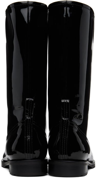 Одяг We11done We11done Enamel Combat Boots чорний | WD-AO3-22-453-M-BK, 1