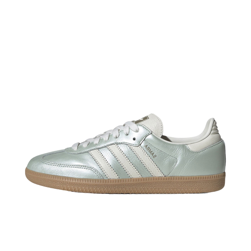 Кросівки та взуття adidas Originals Samba OG Linen Green Metallic W Металік | IG1965