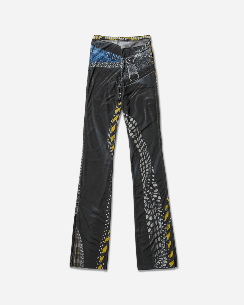 Штани Ottolinger Mesh Flare Pants with Polka Dot and Zip Print Різнокольоровий | 10120050104 PRIBLK
