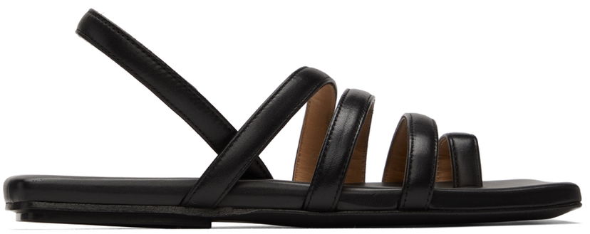 Кросівки та взуття Marsèll Marsell Tavola Leather Slingback Sandals чорний | MW6801 193