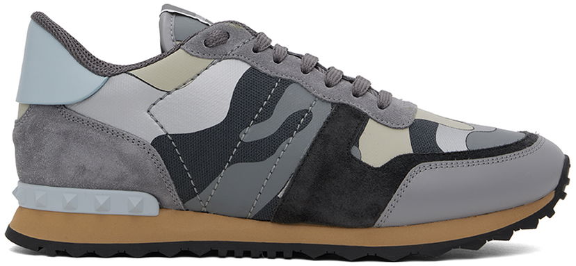 Кросівки та взуття Valentino Valentino Garavani Rockrunner Camouflage Сірий | 5Y2S0723MQV