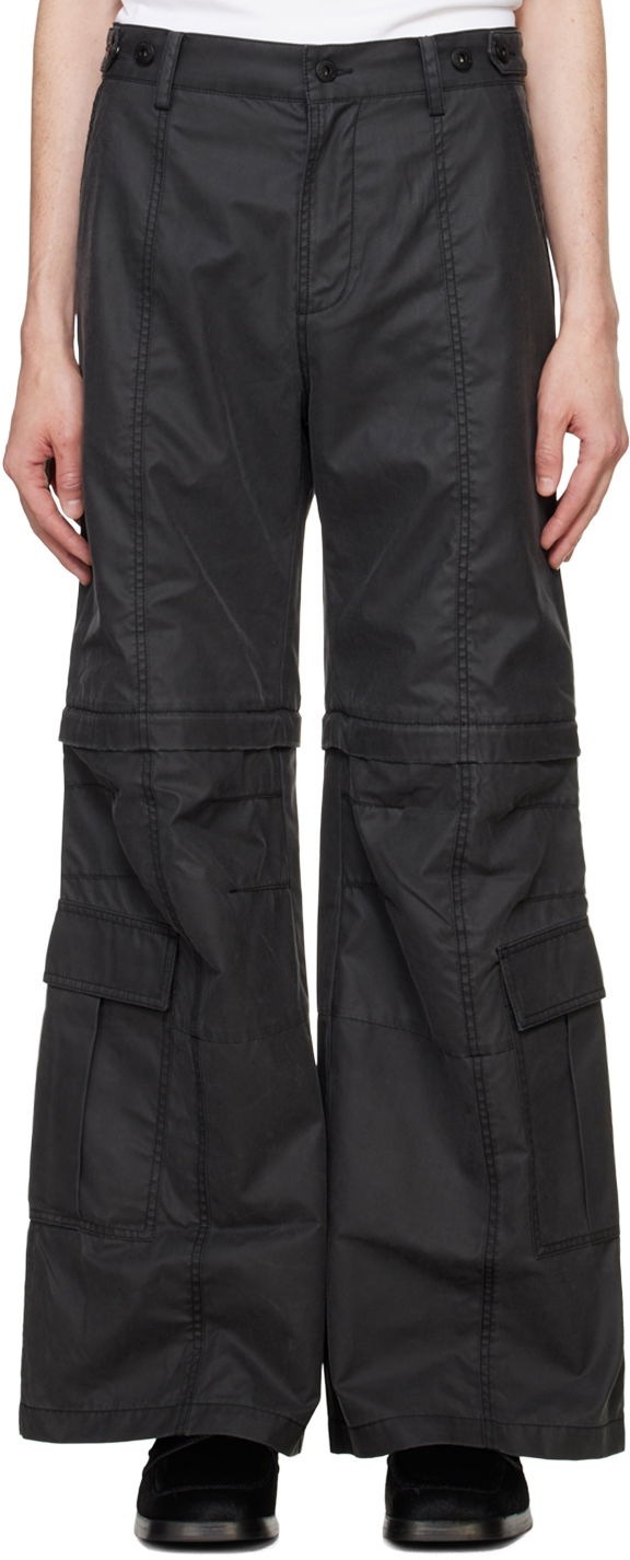 Штани карго Feng Chen Wang Feng Chen Wang 2IN1 Cargo Pants чорний | FUF18TR04B
