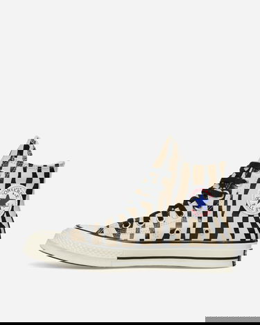 Кросівки та взуття Converse Chuck 70 Glow-In-The-Dark Zebra Print бежевий | A15032C, 3