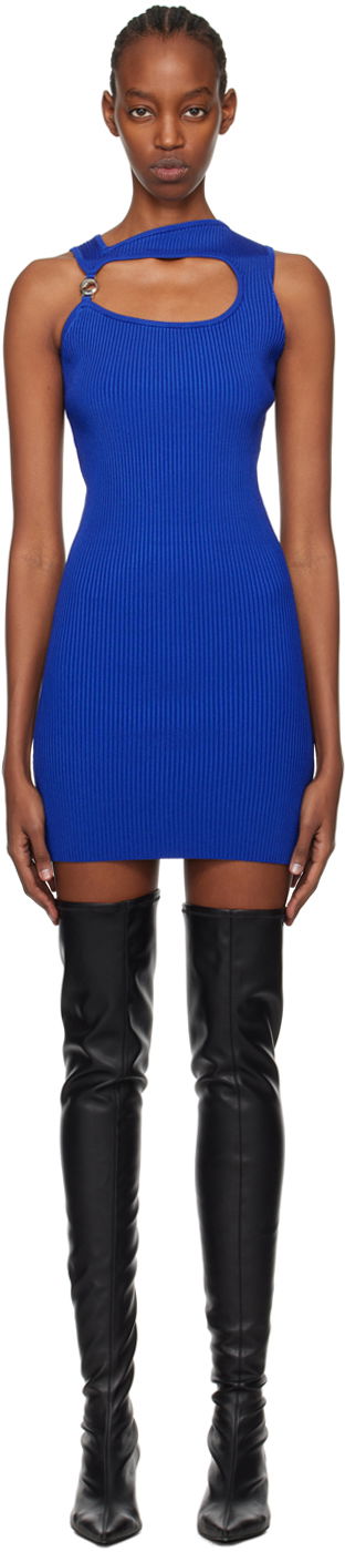 плаття Coperni Coperni Cutout Minidress Синій | COPML85600