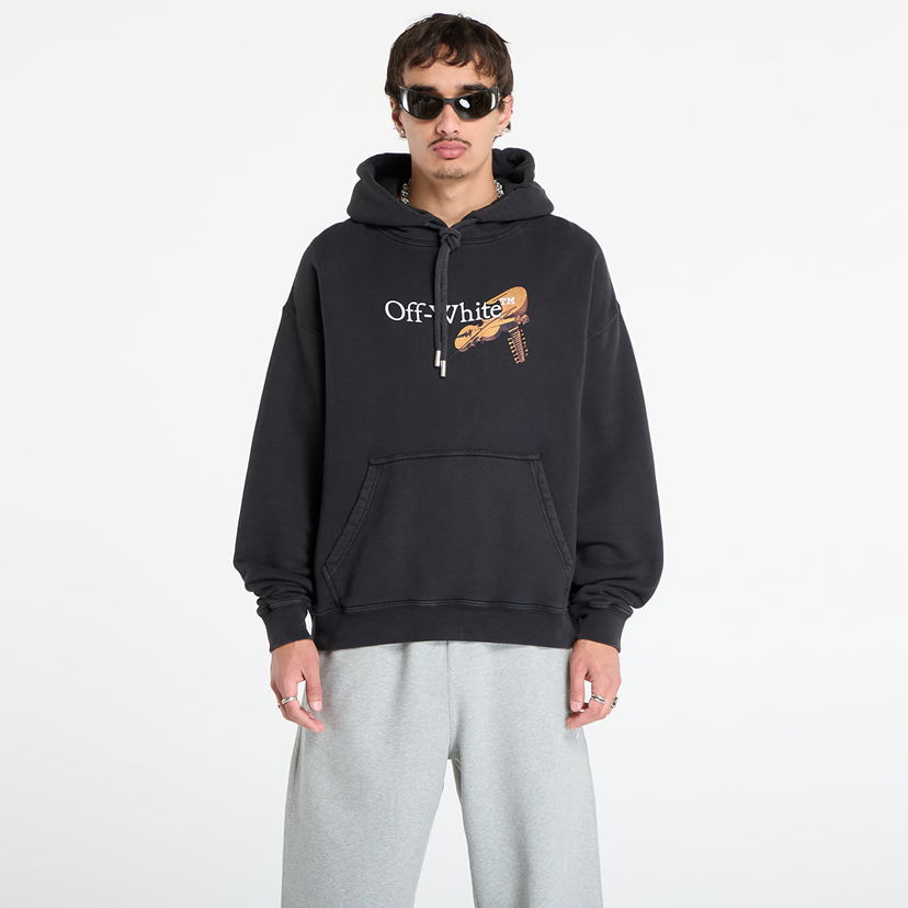 Світшоти Off-White Off-White Cupid Arrow Skate Hoodie чорний | OMBB085F25FLE0111301