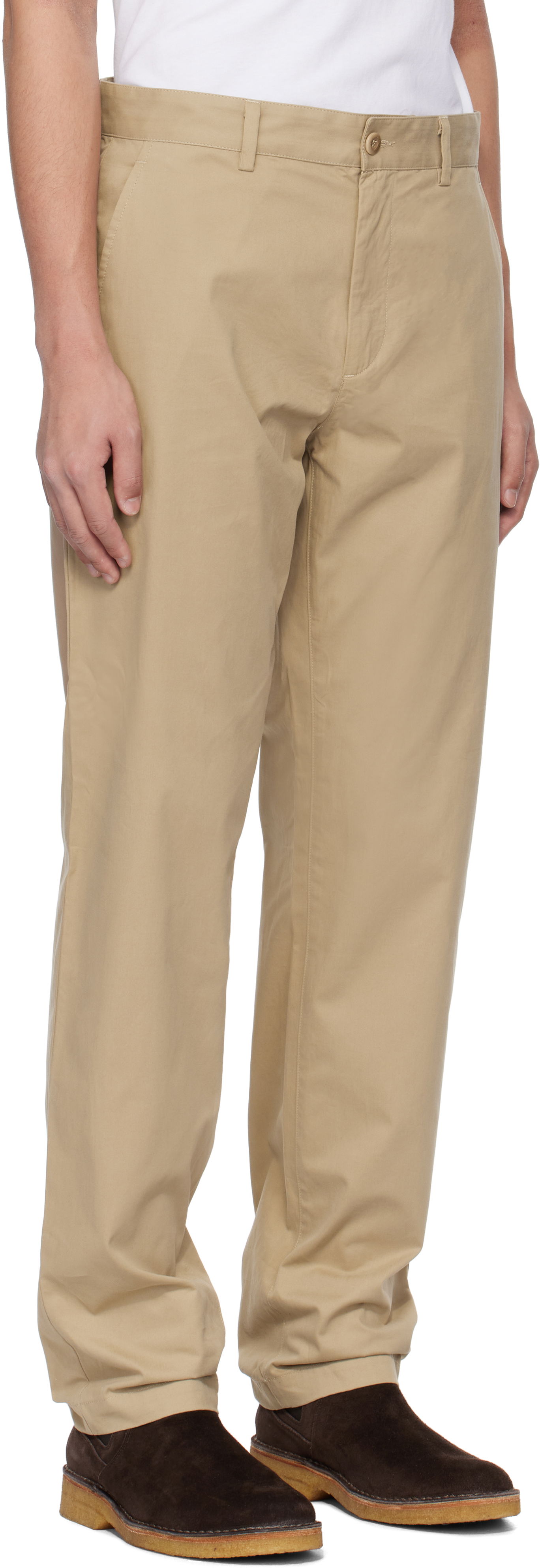 Штани A.P.C. A.P.C. Constantin Trousers бежевий | COGZR-H08396, 1