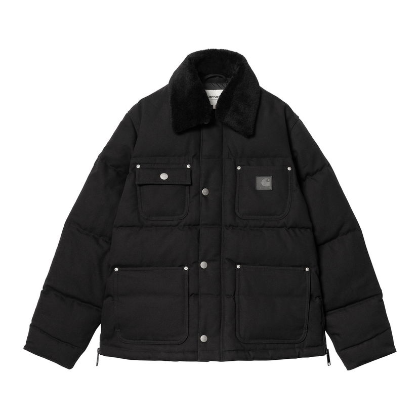 Пуховик Carhartt WIP Black Insulated Chore Coat чорний | I033906_8