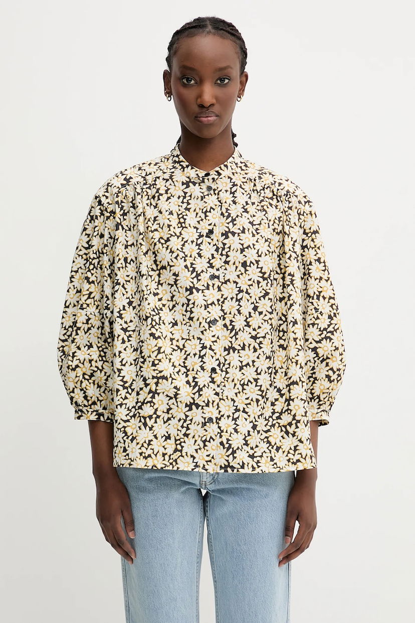 Сорочка MAISON KITSUNÉ Maison Kitsuné Maxi Sleeve Relaxed Fit Shirt чорний | OW00417WC5048