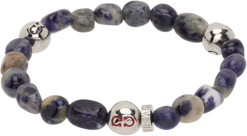Браслет FERRAGAMO Ferragamo Baroque Beads Bracelet Синій | 785673