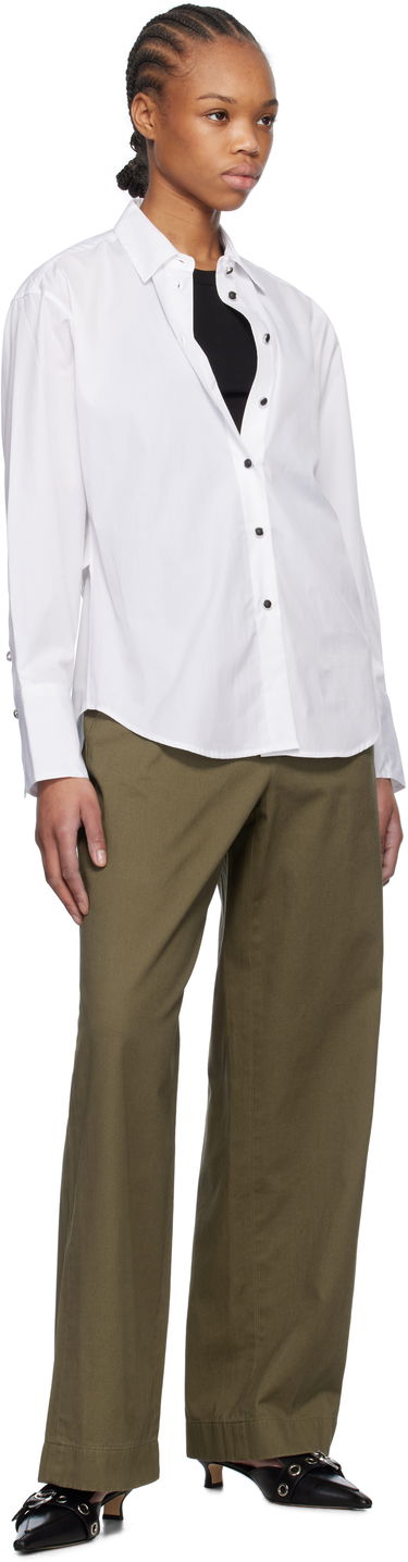 Сорочка rag & bone Rag & Bone Eve Button-Up Shirt білий | WAW24HA0014601, 3
