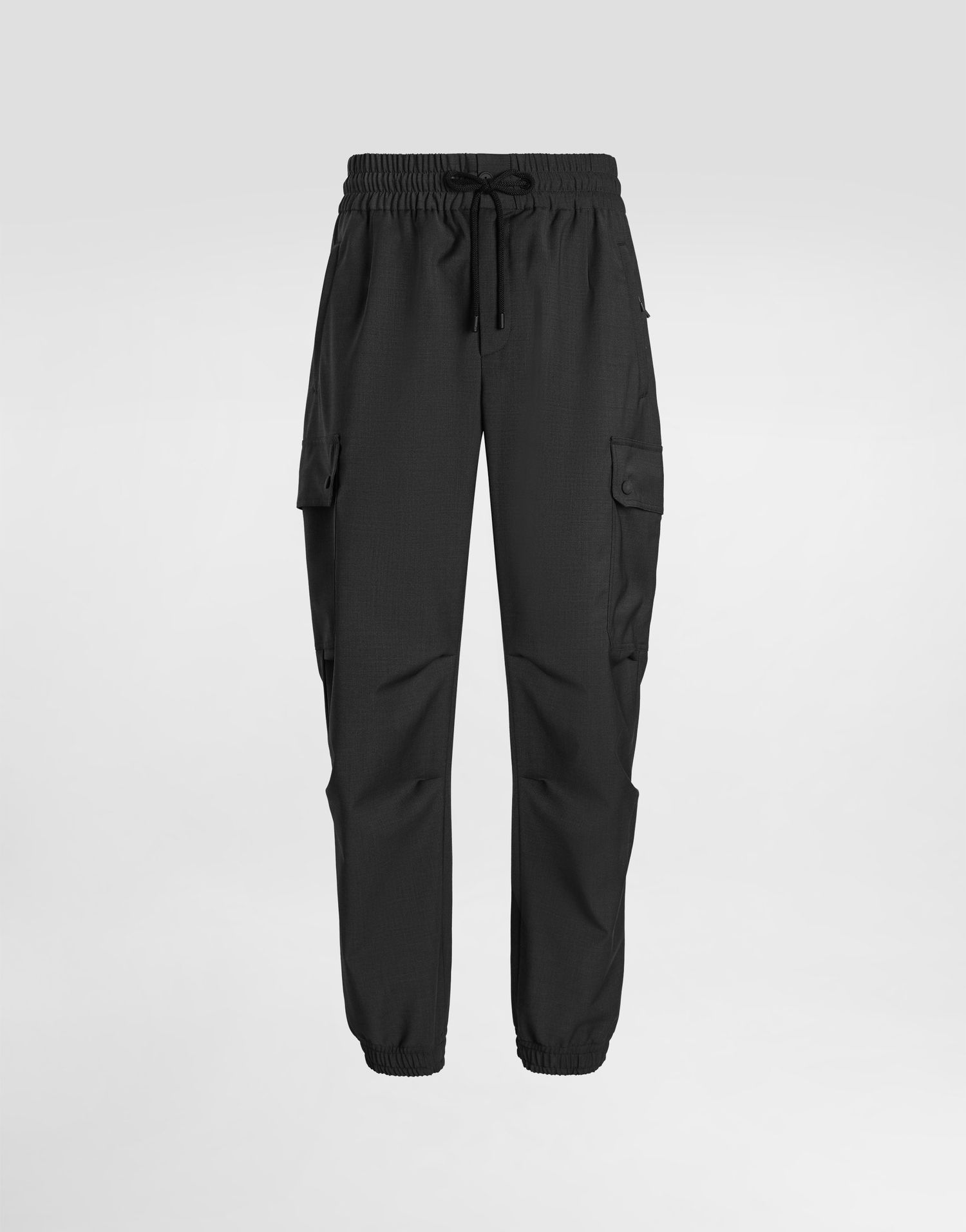 Штани карго Dolce & Gabbana Dolce & Gabbana Wool Canvas Cargo Trousers чорний | GP14PTFURK8N0542, 0