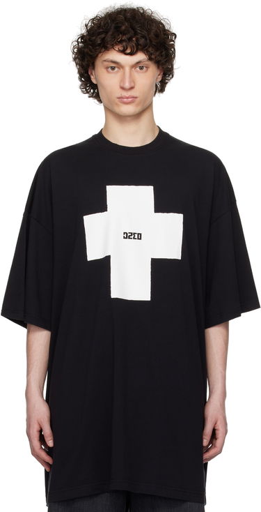 Футболка 032C 032c Point Zero Oversized T-Shirt чорний | S25-URC-0152-050, 0
