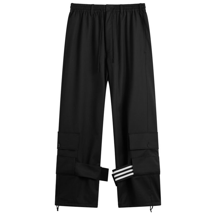 Штани карго Y-3 Y-3 Three Stripe Cargo Pants, Size Large чорний | JX7297
