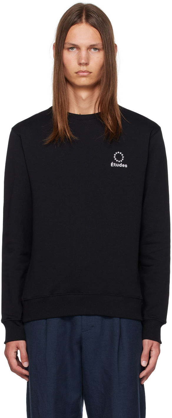 Світшоти Études Story Black Sweatshirt чорний | C00ME202A01599