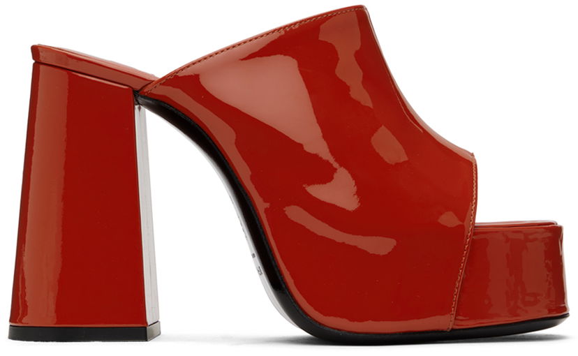 Догляд за взуттям BY FAR BY FAR Brad Heeled Sandals Червоний | 23PFBRAMBUGP