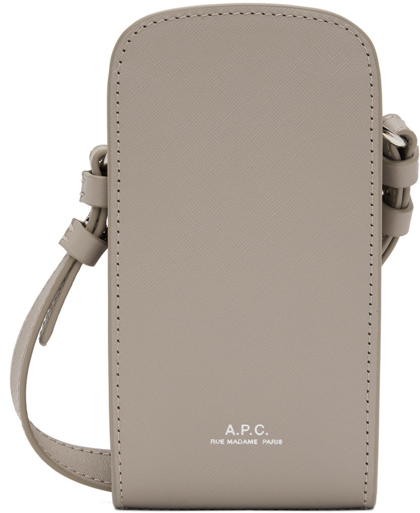 Сумка A.P.C. A.P.C. James Phone Pouch Bag Сірий | PXBJQ-H61756