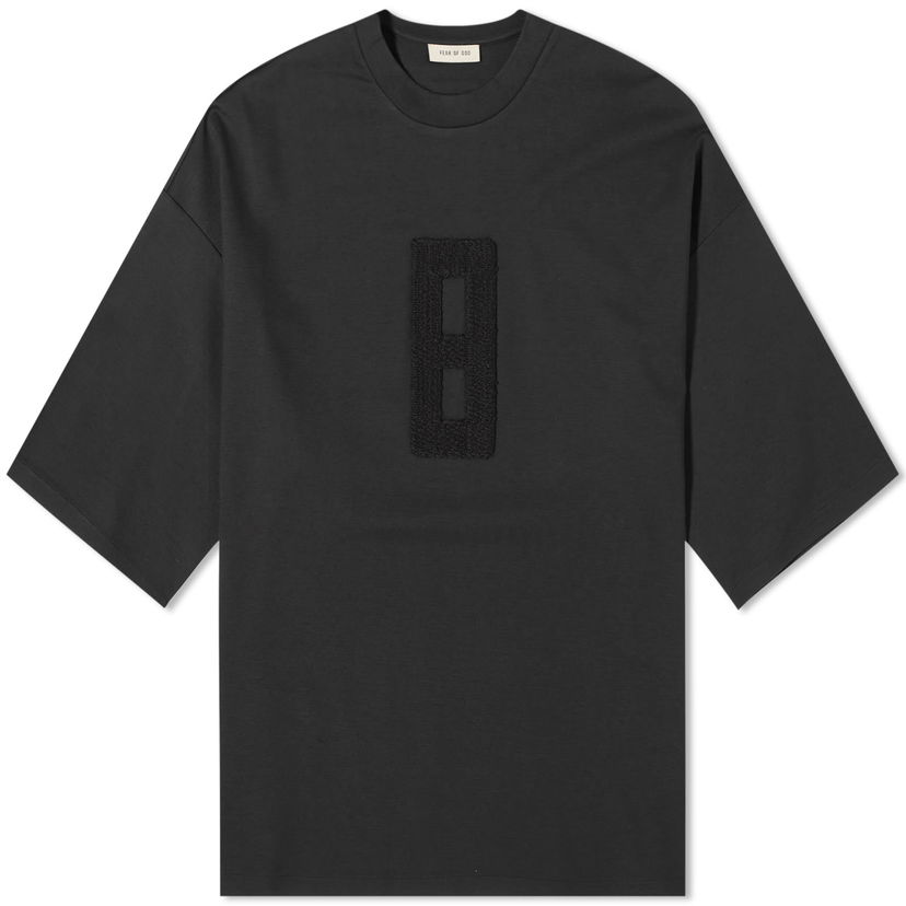 Футболка Fear of God Embroidered 8 Milano T-Shirt чорний | FG850-2052VIS-001