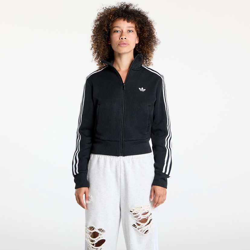 Куртка adidas Originals Firebird Adicolor Knit Track Top чорний | JY2613