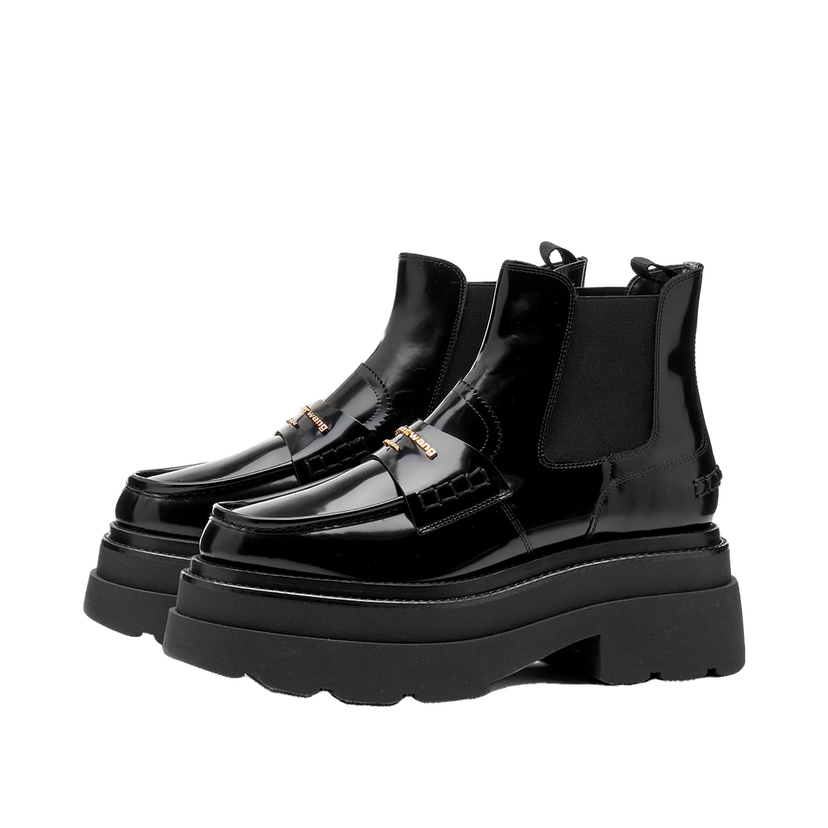 Кросівки та взуття Alexander Wang Carter Platform Ankle Boots чорний | 30322B022-001