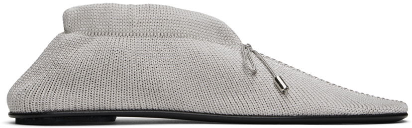 Кросівки та взуття TOTEME TOTEME 'The Knitted' Ballerina Flats Сірий | 242-WAS2358-YA0040