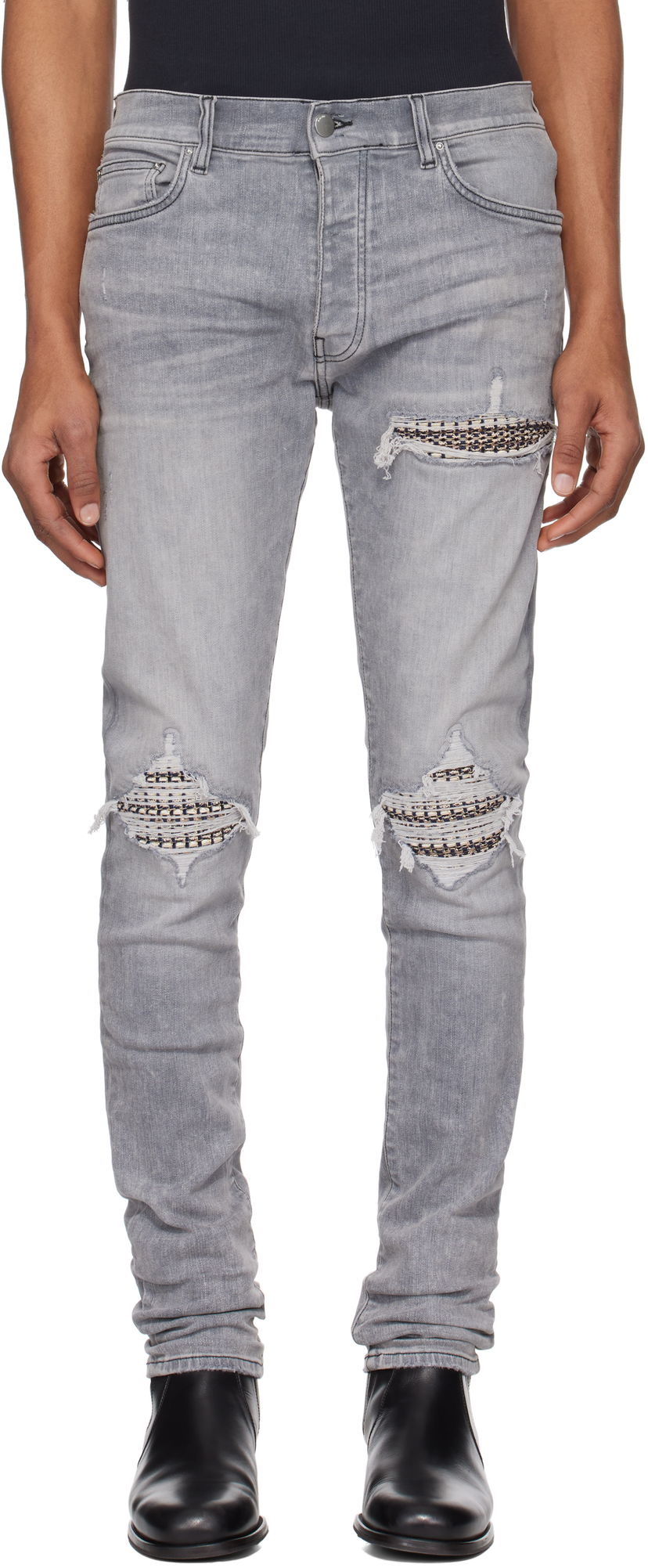 Джинси AMIRI AMIRI Boucle MX1 Jeans Сірий | AMDNSY1119