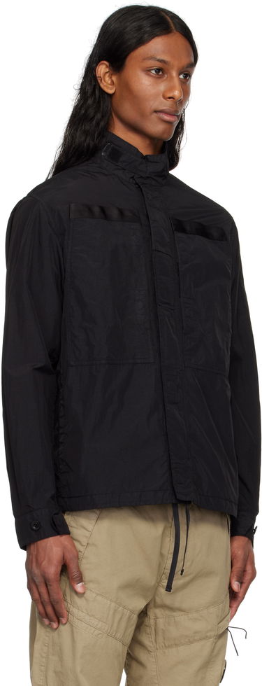 Вітровка C.P. Company C.P. Company Flatt Nylon Lens Overshirt чорний | 18CMOS081A-005991G, 1