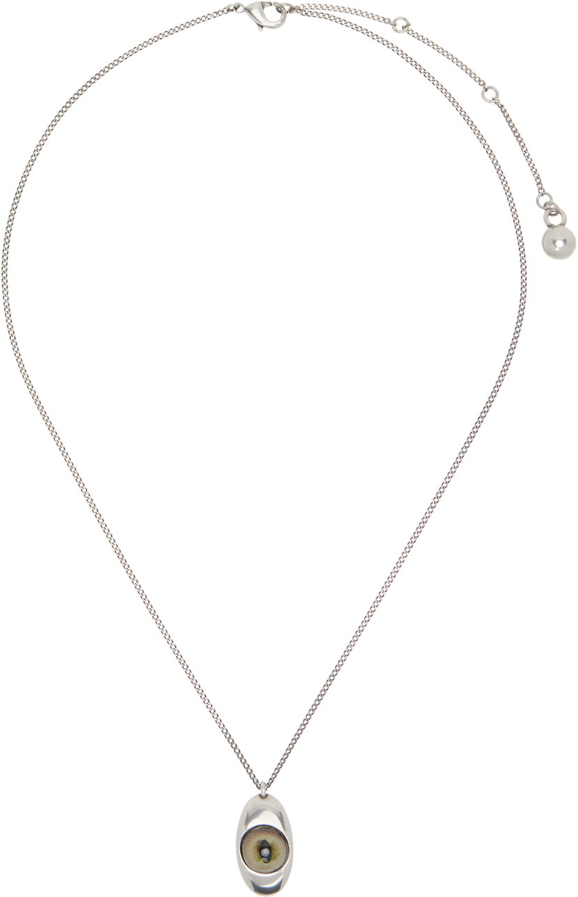 Кольє LEMAIRE Lemaire Cat Eye Pendant Necklace Металік | JW0119 LO036