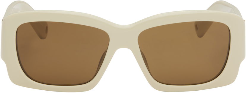 Сонцезахисні окуляри Jacquemus 'Les lunettes Croisière' Square Sunglasses бежевий | JAC60C2SUN