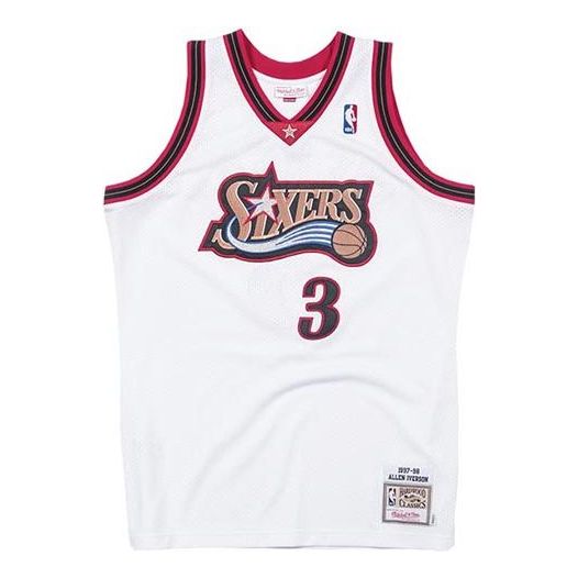 Джерсі Mitchell & Ness Mitchell & Ness 76ers Basketball Jersey білий | AJY4CP19162-P76WHIT97AIV