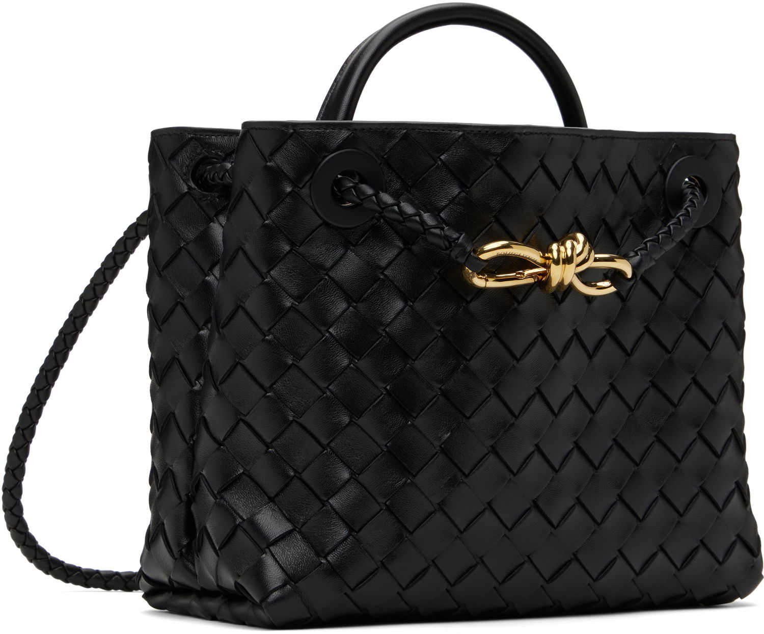 Сумка Bottega Veneta Green Small Andiamo Top Handle Bag чорний | 766014 VCPP1, 1