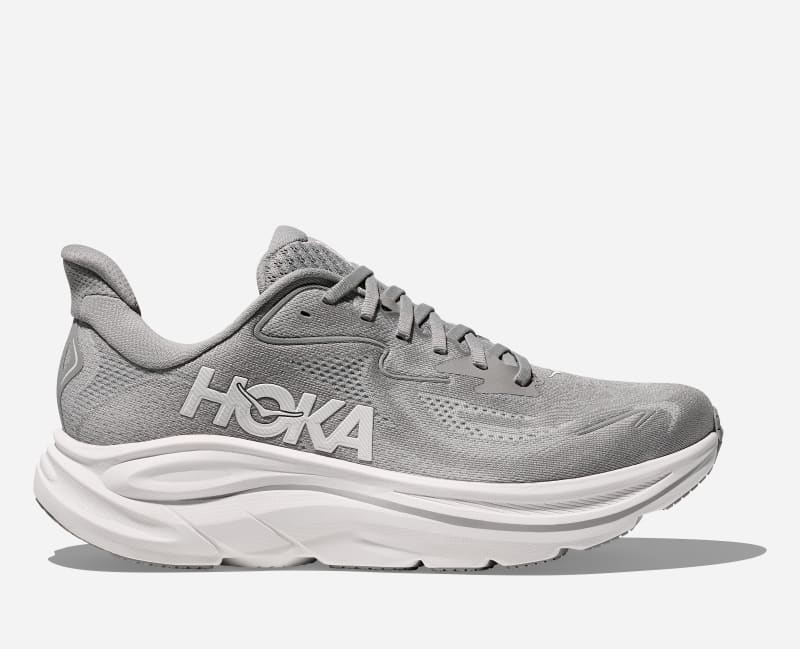 Кросівки та взуття Hoka One One Clifton 10, Size 12.5 Сірий | 1162030-STLLR