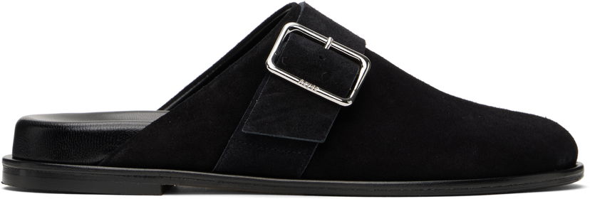 Кросівки та взуття Aeyde Finja Suede Slip-On Loafers чорний | A11-FL-FAER08FL154-SS25-800-022
