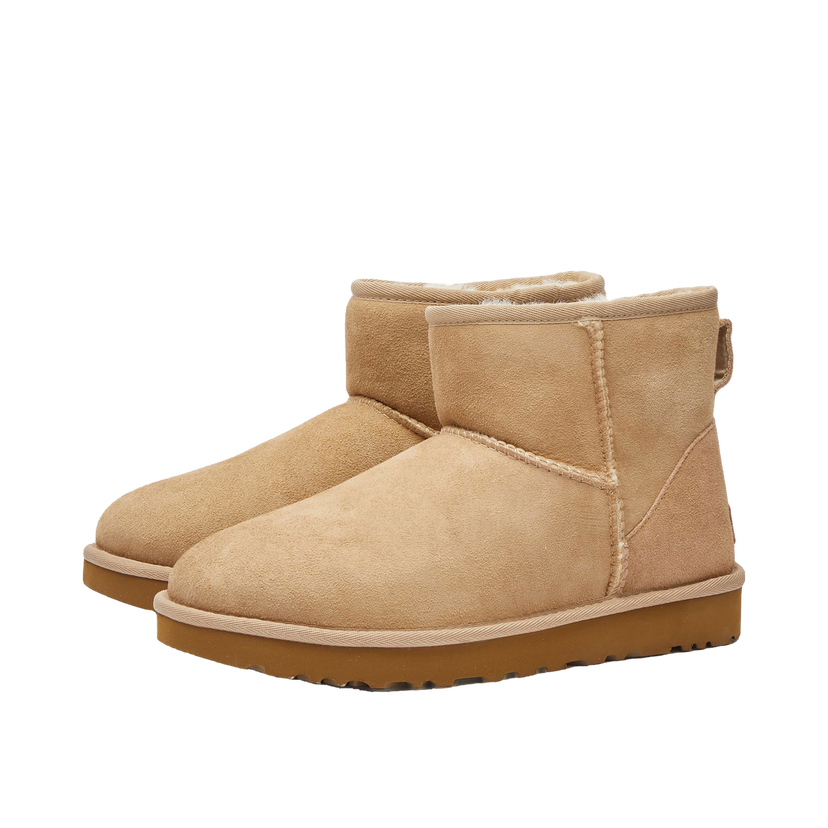 Кросівки та взуття UGG Classic Mini II Boots бежевий | 1016222-SAN