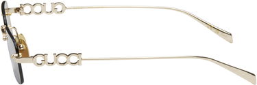 Сонцезахисні окуляри Gucci Gucci 'Gucci' Block Rectangular Sunglasses Металік | GG1808S-003, 2