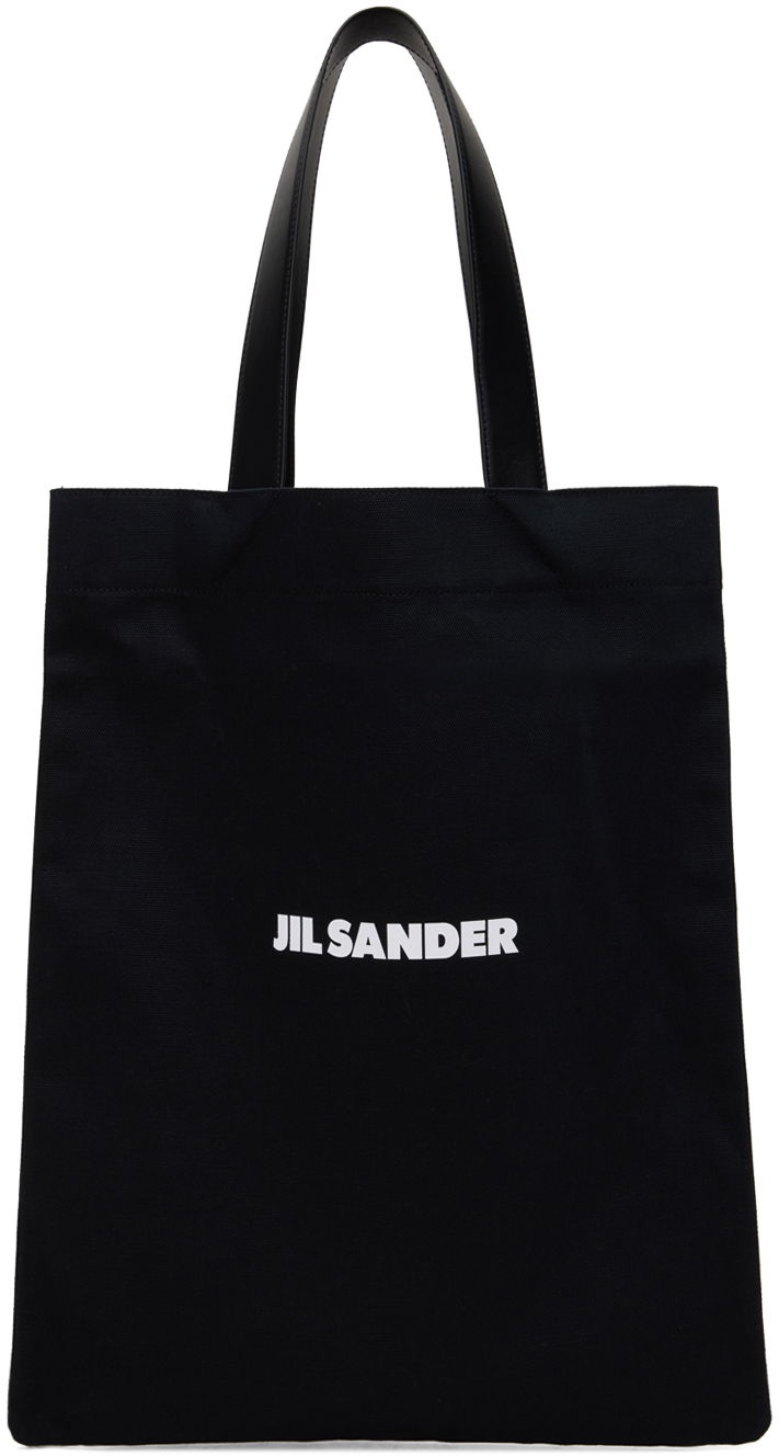 сумка-тоут Jil Sander Flat Shopper Medium Tote Bag чорний | J26WC0004_P4863