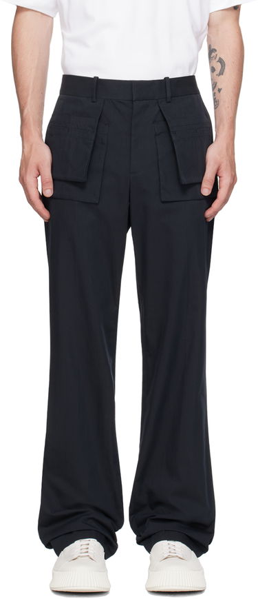 Штани карго Helmut Lang Helmut Lang Utility Car Trousers темно-синій | O04HM213, 0