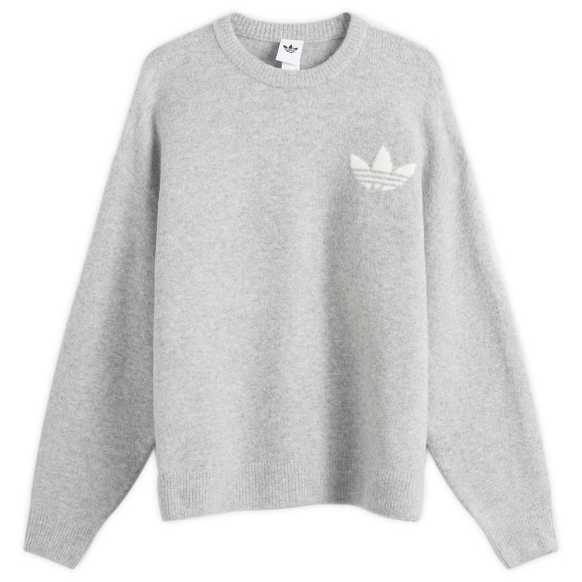 Cветр adidas Originals Knitted Sweatshirt, Size X-Small Сірий | KF2341